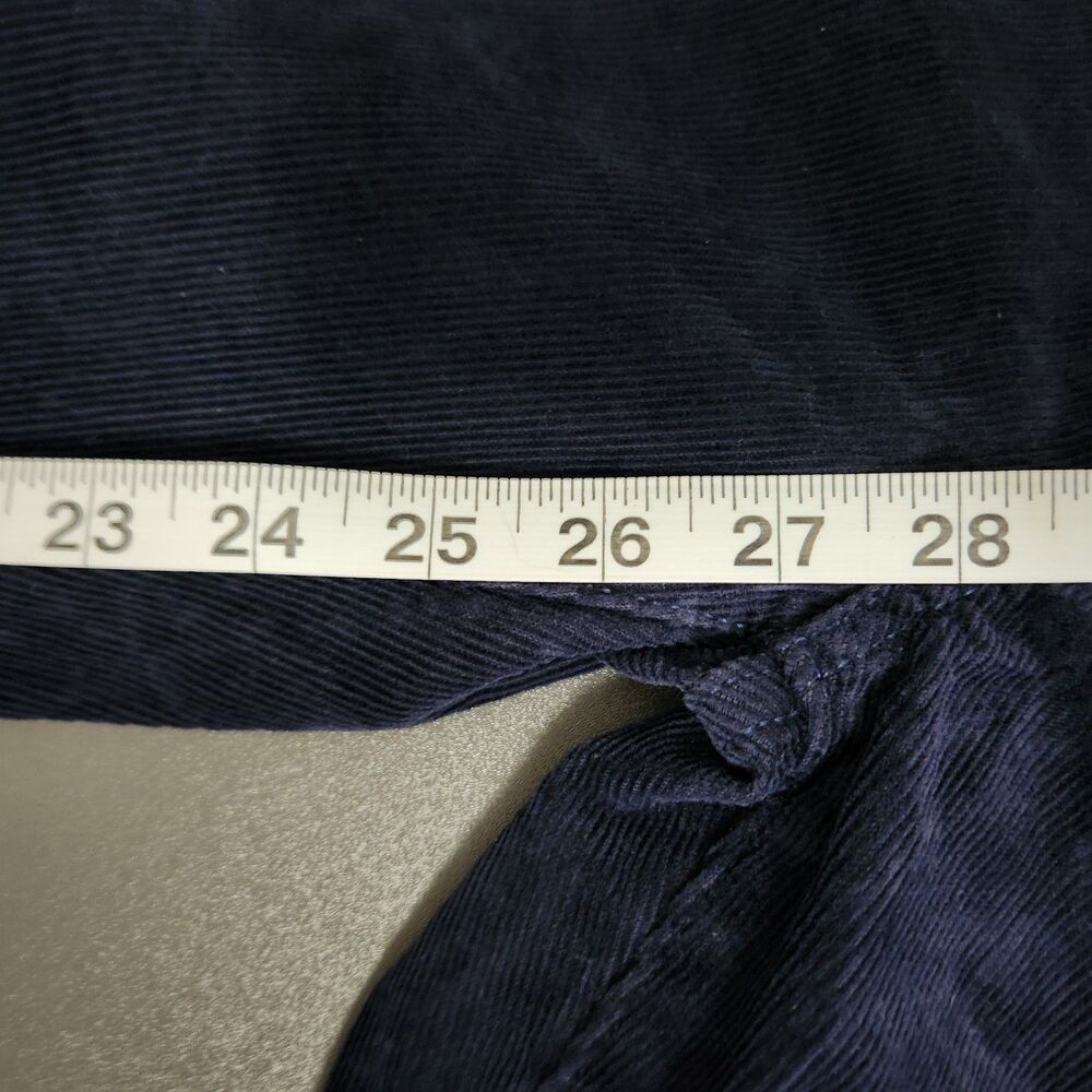GAP Women's Blue Vintage Slim High Rise Corduroy Pants Size 25R - Picture 9 of 9